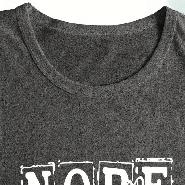 ⁦Womens Nope Not Today T Shirt Casual Funny Letter Printed Crew Neck Long Sleeve Shirts⁩ - الصورة ⁦9⁩
