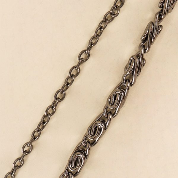 ⁦Hot Sellers For Both Men And Women Are Skeleton Skull Lockets Metal Guns Black Chain Pants Jeans Overalls Hip-hop Hipster Accessories Waist Ornaments⁩ - الصورة ⁦10⁩