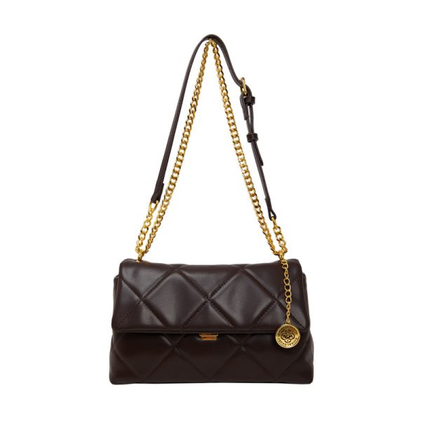 ⁦Women's Fashion Diamond Chain Messenger Bag⁩ - الصورة ⁦8⁩