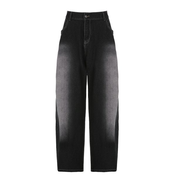 ⁦Summer Pleated Loose Pants Casual Fashion Jeans⁩ - الصورة ⁦5⁩