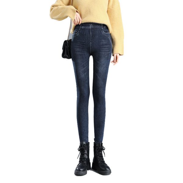 ⁦Women's Leggings Ankle Tight High Waist Oversized Pencil Pants⁩ - الصورة ⁦3⁩