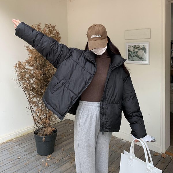 ⁦Women's Short Winter Bread Coat⁩ - الصورة ⁦6⁩