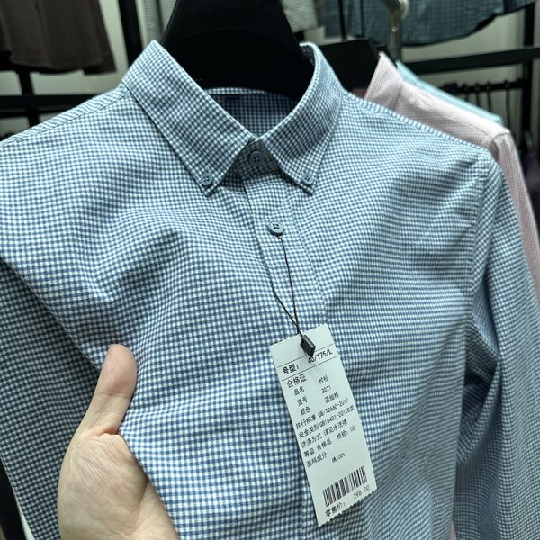 ⁦Autumn Long Sleeve Fashion Casual Men's Shirts⁩ - الصورة ⁦5⁩