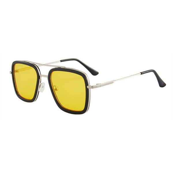 ⁦Sunglasses Male Sunglasses Women's Square Frame⁩ - الصورة ⁦10⁩