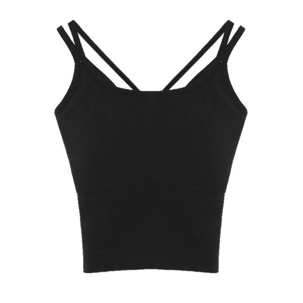 ⁦Yoga Fitness Sports Vest Spaghetti Strap Women⁩ - الصورة ⁦2⁩