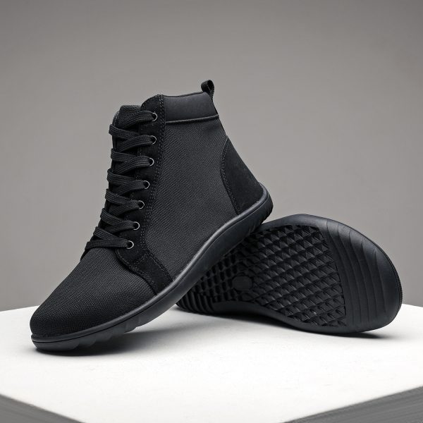 ⁦Autumn Fashion High-top Casual Sports Skate Shoes Trendy All-matching Men⁩ - الصورة ⁦7⁩