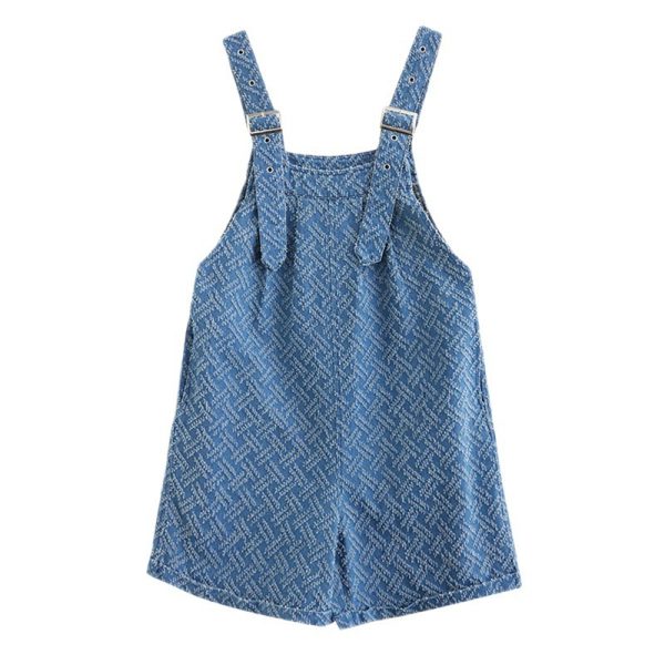 ⁦Women's New Fashion Jacquard Bib Shorts Women⁩ - الصورة ⁦5⁩