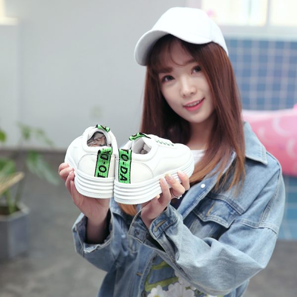 ⁦Breathable women Sneaker student casual canvas shoes⁩ - الصورة ⁦3⁩