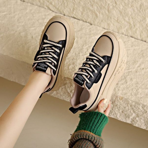 ⁦Women's Shoes All-match Height Increasing Casual Sneaker⁩ - الصورة ⁦4⁩