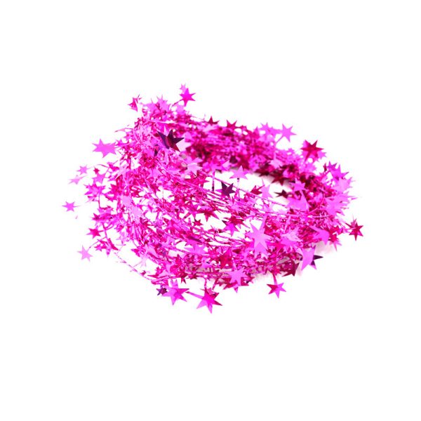 ⁦1PCS Christmas Tree Hanging Star Pine Garland Christmas Decoration Ornament new year 5m Wholesale christmas decorations for home⁩ - الصورة ⁦7⁩