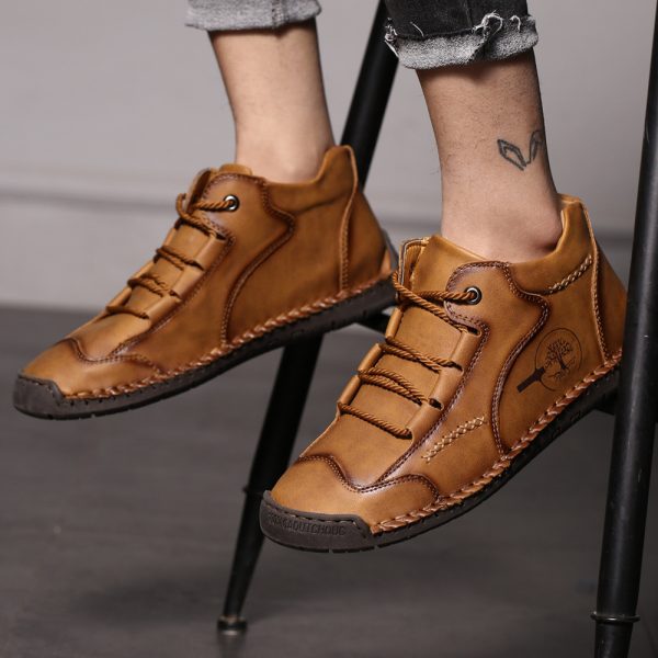 ⁦Vintage hand-stitched leather shoes⁩ - الصورة ⁦5⁩