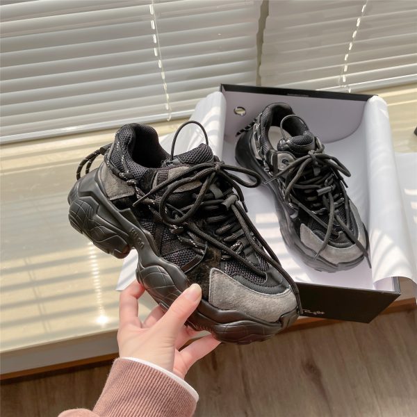 ⁦Breathable Tide Thick Bottom Increased Casual Sports Running Shoes Women⁩ - الصورة ⁦2⁩