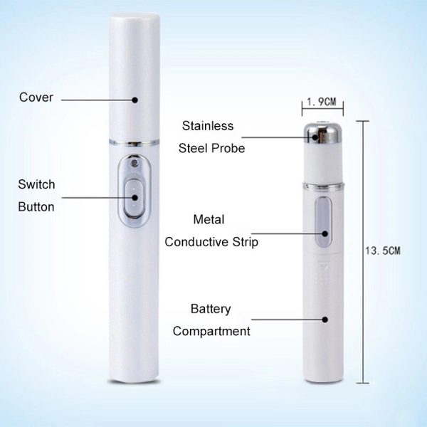 ⁦Blue Light Therapy Acne Laser Pen Soft Scar Wrinkle Removal Treatment Device Skin Care Beauty Equipment⁩ - الصورة ⁦8⁩
