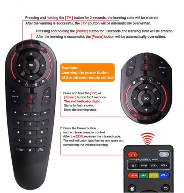 ⁦Wireless keyboard remote control⁩ - الصورة ⁦4⁩