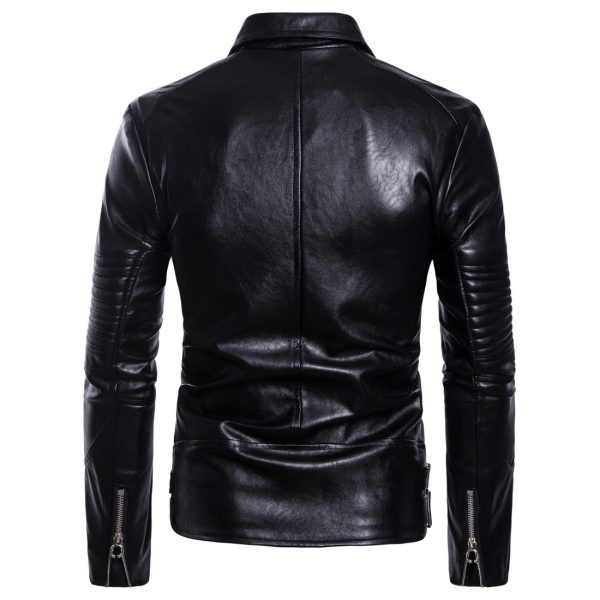 ⁦Men's leather jackets⁩ - الصورة ⁦4⁩