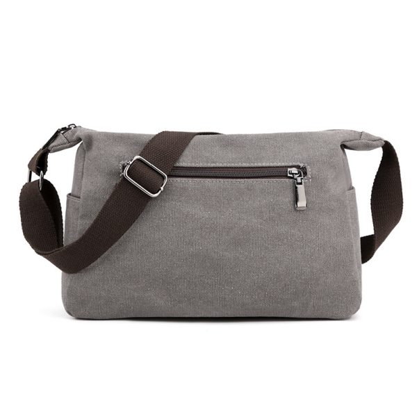 ⁦Women's Large Capacity Postman Retro Casual Canvas Shoulder Bag⁩ - الصورة ⁦8⁩