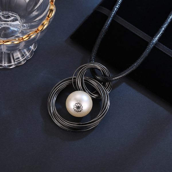 ⁦Accessories Decorative Jewelry Necklace Sweater Chain Long Women⁩ - الصورة ⁦4⁩
