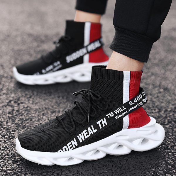 ⁦Breathable high-top socks shoes⁩ - الصورة ⁦4⁩