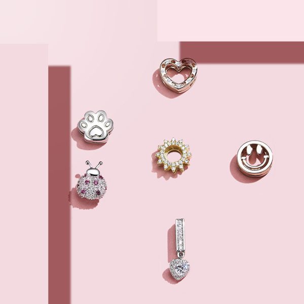 ⁦Bracelet Accessories Smiley Bee Ladybug Loose Beads⁩ - الصورة ⁦2⁩