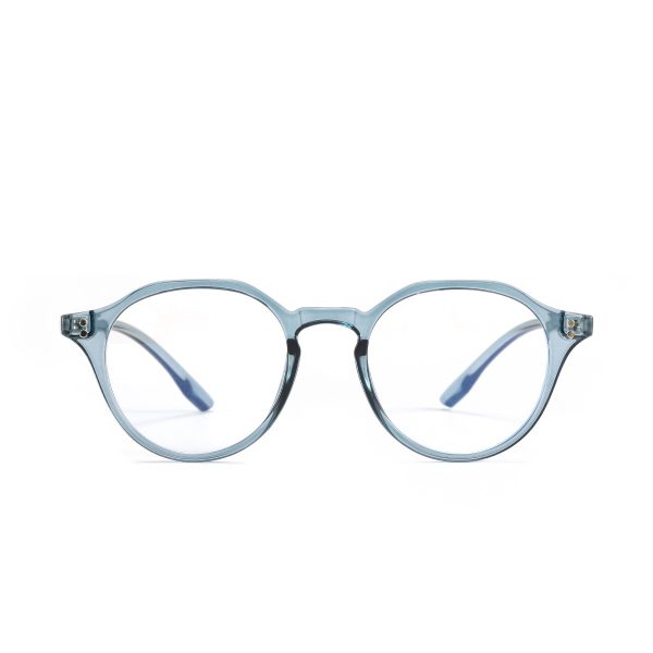 ⁦Wuhuama Glasses Round Full Frame TR90 Blu-ray Glasses⁩ - الصورة ⁦5⁩