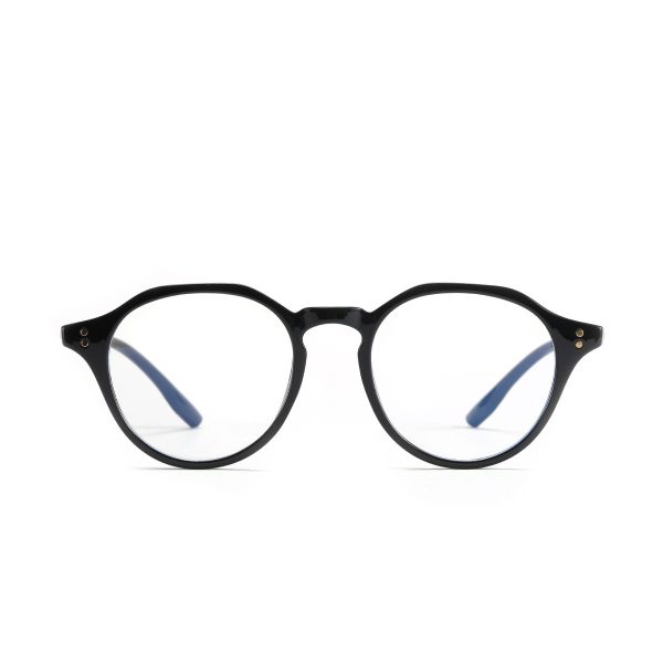 ⁦Wuhuama Glasses Round Full Frame TR90 Blu-ray Glasses⁩ - الصورة ⁦6⁩
