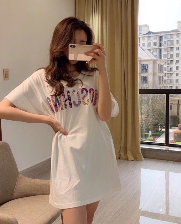 ⁦T-Shirt Letter Women T-Shirts Short Sleeve⁩ - الصورة ⁦3⁩