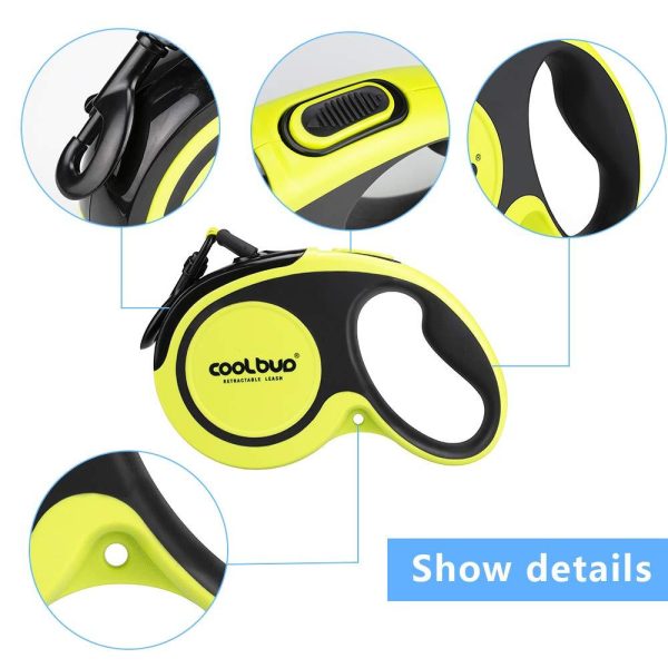 ⁦Amazon New Product Pet Leash Large And Medium-Sized Dog Outdoor Dog Leash Tractor Automatic Retractable Dog Leash⁩ - الصورة ⁦3⁩