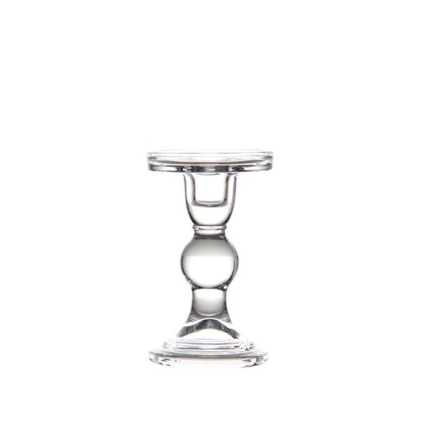 ⁦Candle Holders For 3 Inches Pillar Candle Or 7 8 Inch Taper Candle, Candlestick Holder Set Of 3 For Wedding Or Home Decoration⁩ - الصورة ⁦5⁩