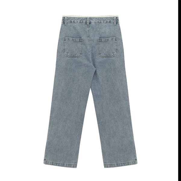 Bow Tie High Waist Denim Sweet Cool Korean Version