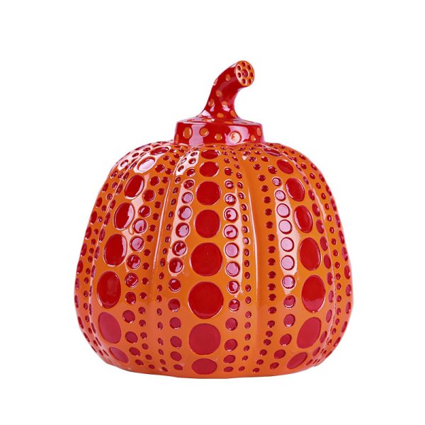 ⁦Yayoi Kusama Pumpkin Decoration Polka Dot Art Entrance Living Room Decorations Daily Gift Kitchen Window Office Tea Table Tree⁩ - الصورة ⁦2⁩