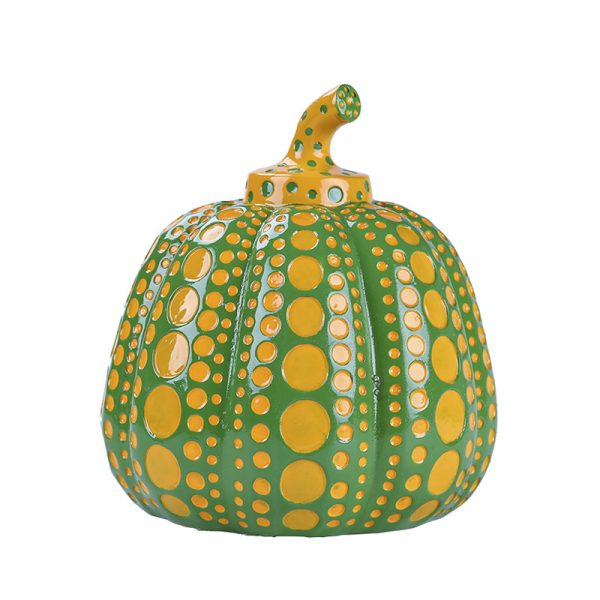 ⁦Yayoi Kusama Pumpkin Decoration Polka Dot Art Entrance Living Room Decorations Daily Gift Kitchen Window Office Tea Table Tree⁩ - الصورة ⁦6⁩