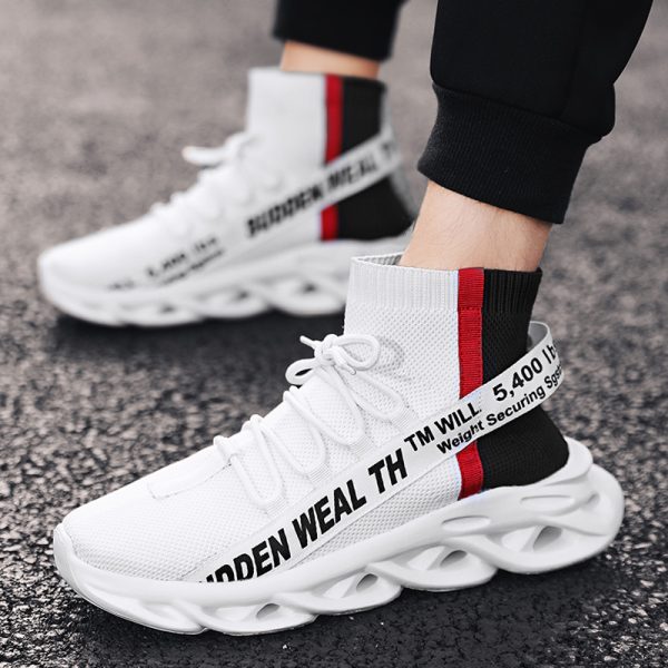 Breathable high-top socks shoes