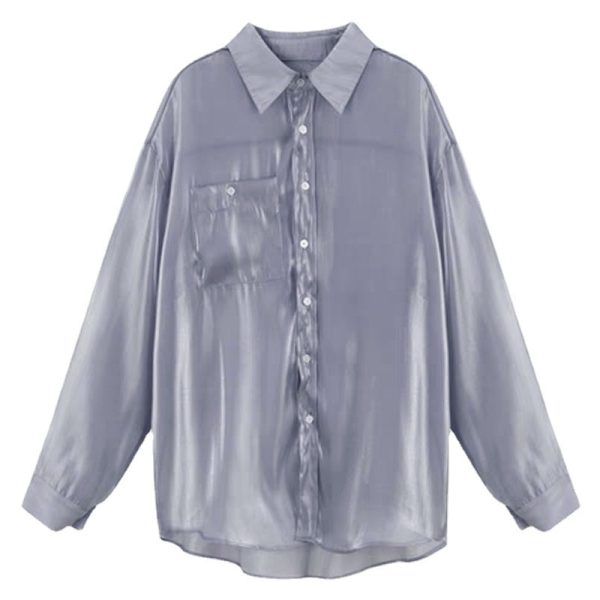 ⁦Breathable Small Korean Style Loose Chiffon⁩ - الصورة ⁦4⁩