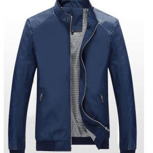 PU Patchwork Jackets