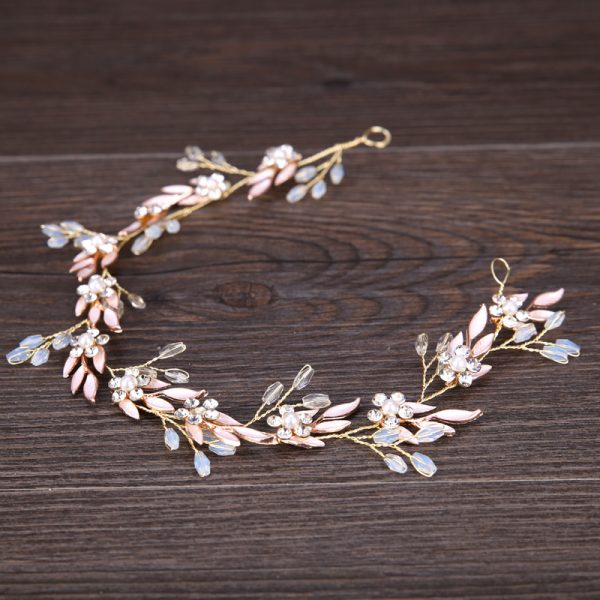 ⁦Bride Hair Band Wedding Accessories Photography Props⁩ - الصورة ⁦2⁩