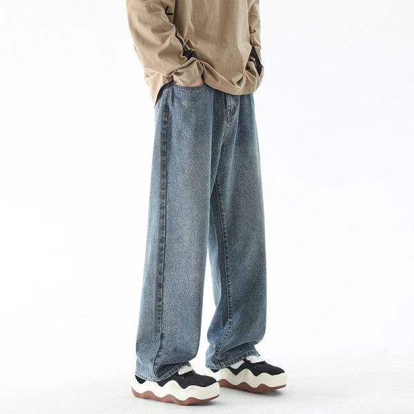⁦Summer American Style Loose Vintage Jeans For Men⁩ - الصورة ⁦5⁩