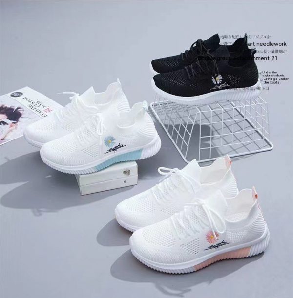 ⁦Women's Nude Shoes Leisure Sports Breathable Mesh Surface⁩ - الصورة ⁦9⁩