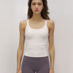 Yoga Fitness Sports Vest Spaghetti Strap Women