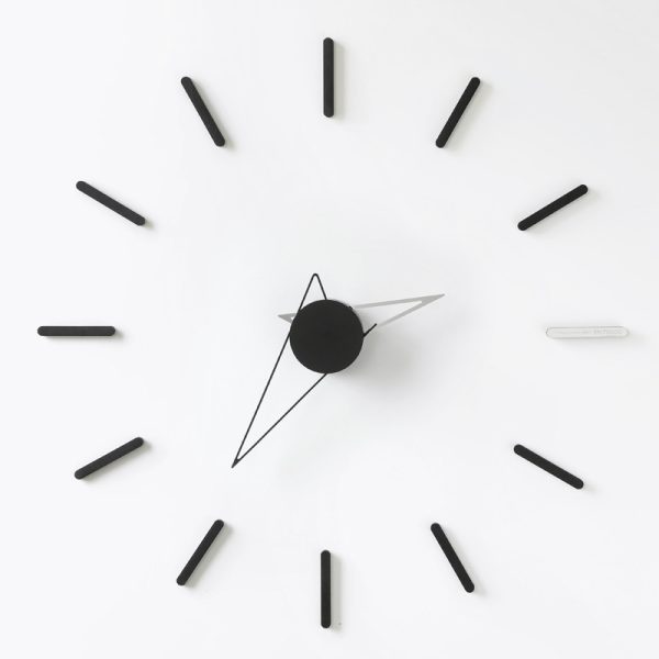 ⁦Wozoom House Quasi Background Wall Decoration Clock Wall Clock Living Room Nordic Light Luxury Clock Wall Hanging Creative Modern Style⁩ - الصورة ⁦4⁩