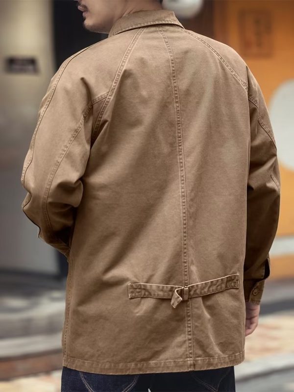 ⁦Versatile Casual Denim Jacket For Men⁩ - الصورة ⁦2⁩