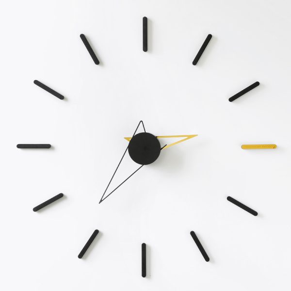 Wozoom House Quasi Background Wall Decoration Clock Wall Clock Living Room Nordic Light Luxury Clock Wall Hanging Creative Modern Style