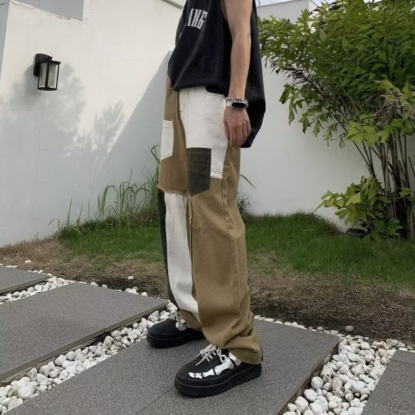 ⁦American Style Hip Hop Street Hiphop Jeans Men⁩ - الصورة ⁦6⁩