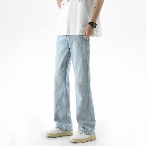 ⁦American-style Retro Minority Distressed Skinny Jeans For Men⁩ - الصورة ⁦3⁩