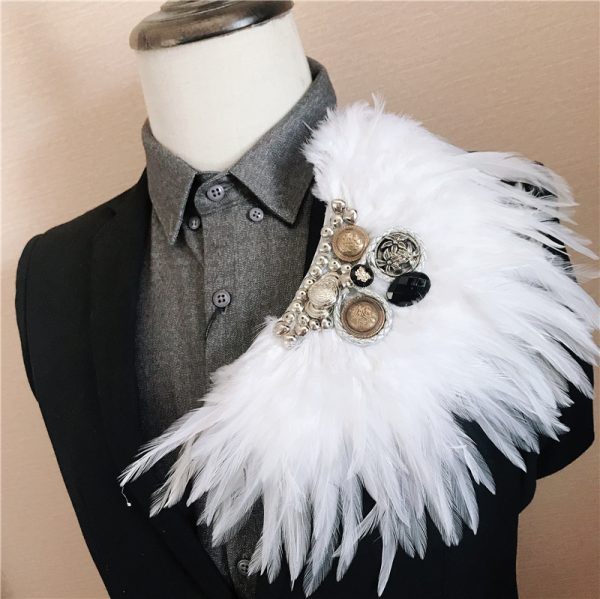 ⁦Bar Singer Performance Accessories Feather Brooch⁩ - الصورة ⁦2⁩