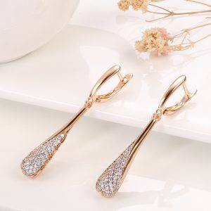 Zircon Earrings Pendant Female Crystal Ear Accessories