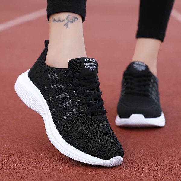 ⁦Women's Mesh Breathable Soft Bottom Non-slip Sneaker⁩ - الصورة ⁦5⁩