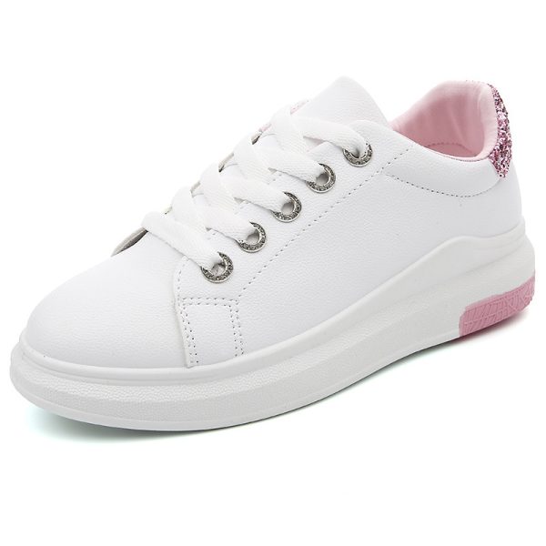 ⁦All-match basic white shoes⁩ - الصورة ⁦4⁩