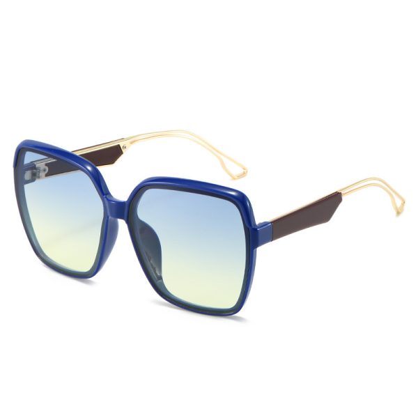 ⁦Sun Glasses Square Gradient Color Women's Sunglasses Fashion Outdoor UV-proof⁩ - الصورة ⁦9⁩