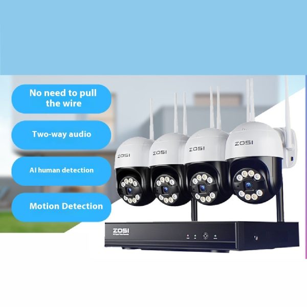 ⁦ZOSI Zhou Shi 5 Million HD POE Network Video Recorder Security Remote Outdoor Monitor Suit⁩ - الصورة ⁦7⁩