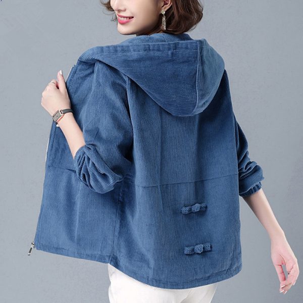 ⁦Autumn And Winter New Corduroy Women's Jacket Popular Leisure All-matching⁩ - الصورة ⁦6⁩